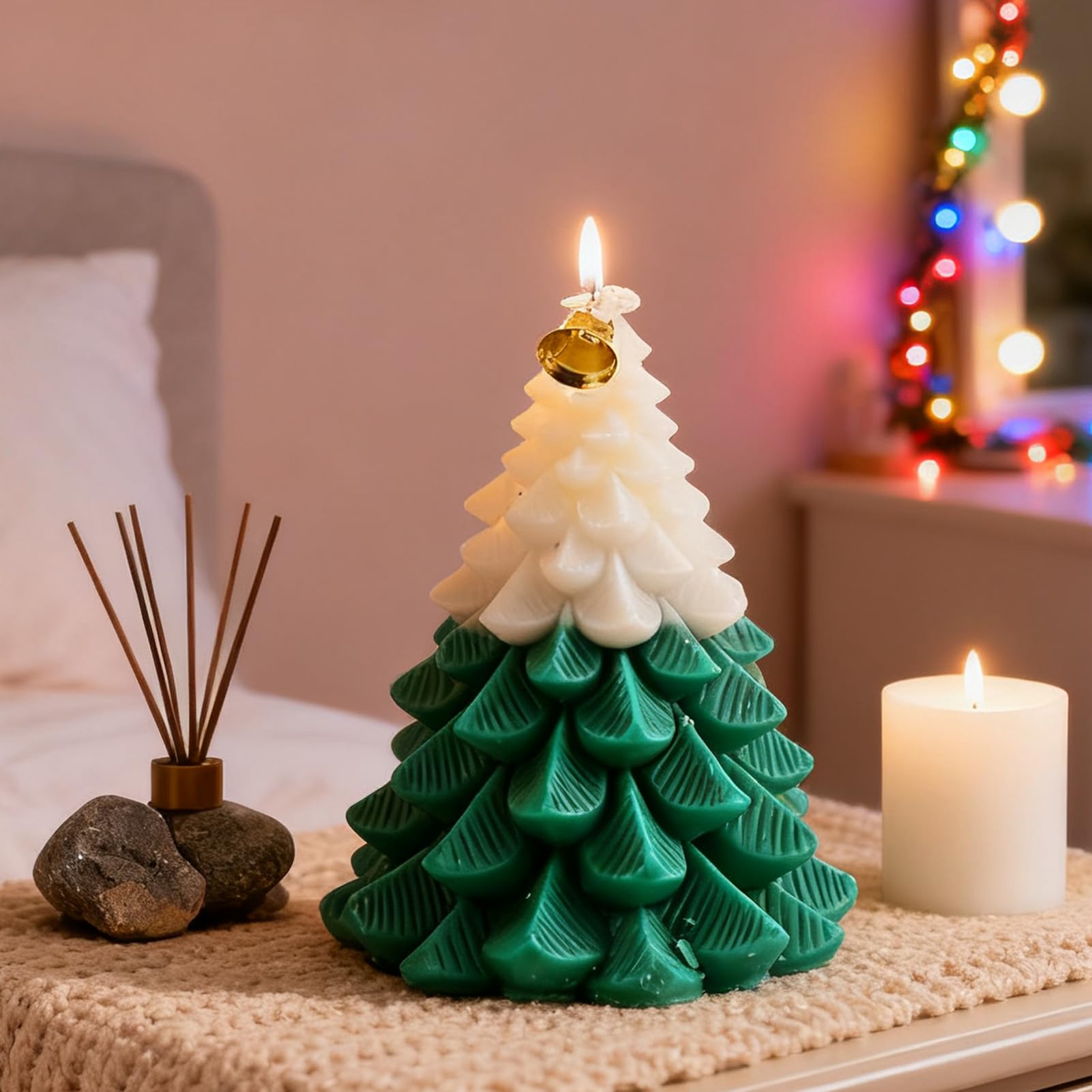 Amazon.co.jp: クリスマスキャンドル | ツリー型デコレーション - 自宅