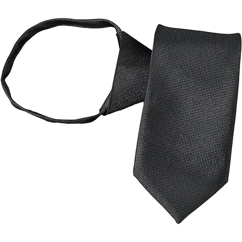 Men's Ties Solid Color Formal Neckties - Classic Black Ties for Wedding Party Business Graduation