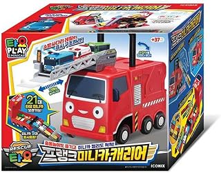 タヨ フランク ミニカー キャリア(ミニカ含まず) x 1個 ギフト 安全設計 アニメーション キャラクター 自動車の形 おもちゃ 操作簡単 [並行輸入品]