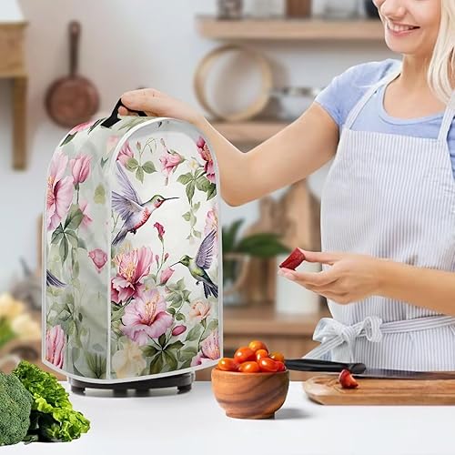 Vista 189 de doginthehole Hummingbird Blender Covers for Kitchen, Washable Appliance Covers Anti Fingerprint Stain Resistant Polyester Blender Dust Cover