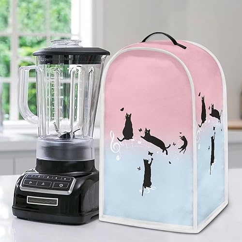 Vista 95 de doginthehole Lindas fundas para licuadora de gatos para cocina, antihuellas dactilares, a prueba de polvo, mezcladora o cafetera, cubierta