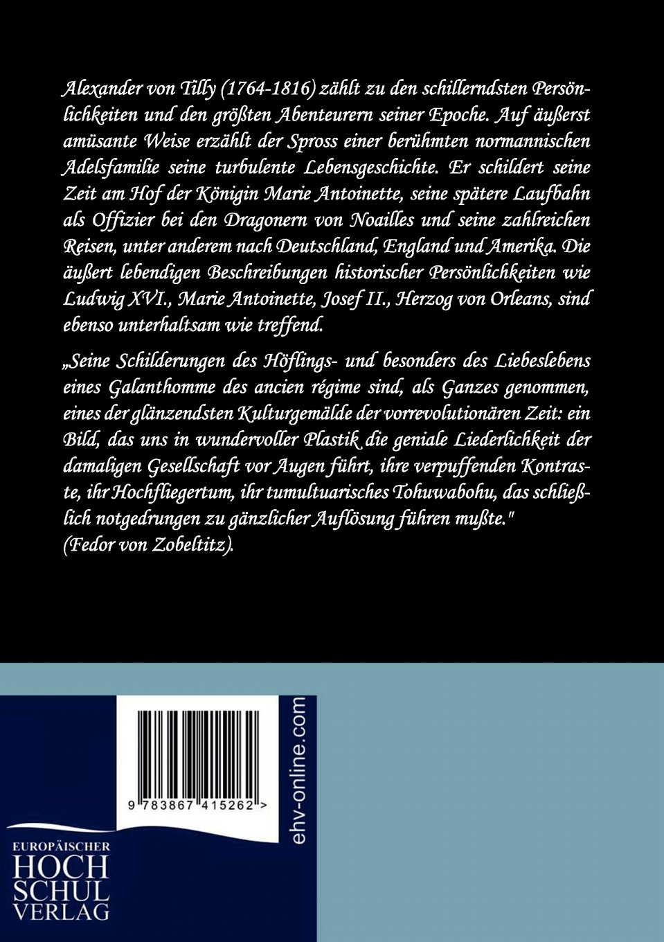 Die Memorien Des Grafen Von Tilly: Zweiter Band: 2