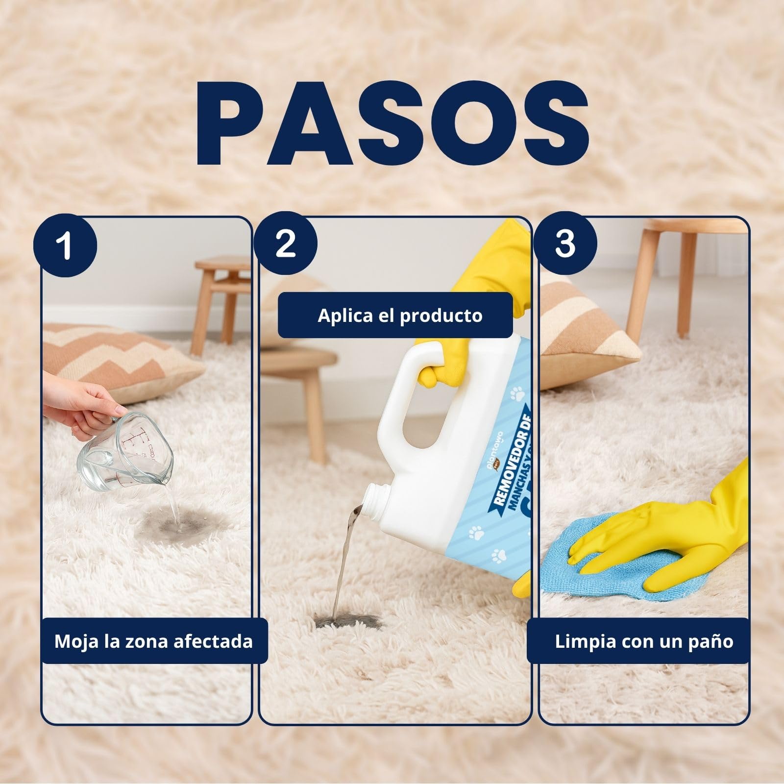 Plantawa Limpiador Enzimático Orina Gatos 4L | Neutralizador de Olores Gatos y Anti Pis Gato | Elimina Heces, Vómito y Chaolor Urina Mascotas | Textiles y Muebles