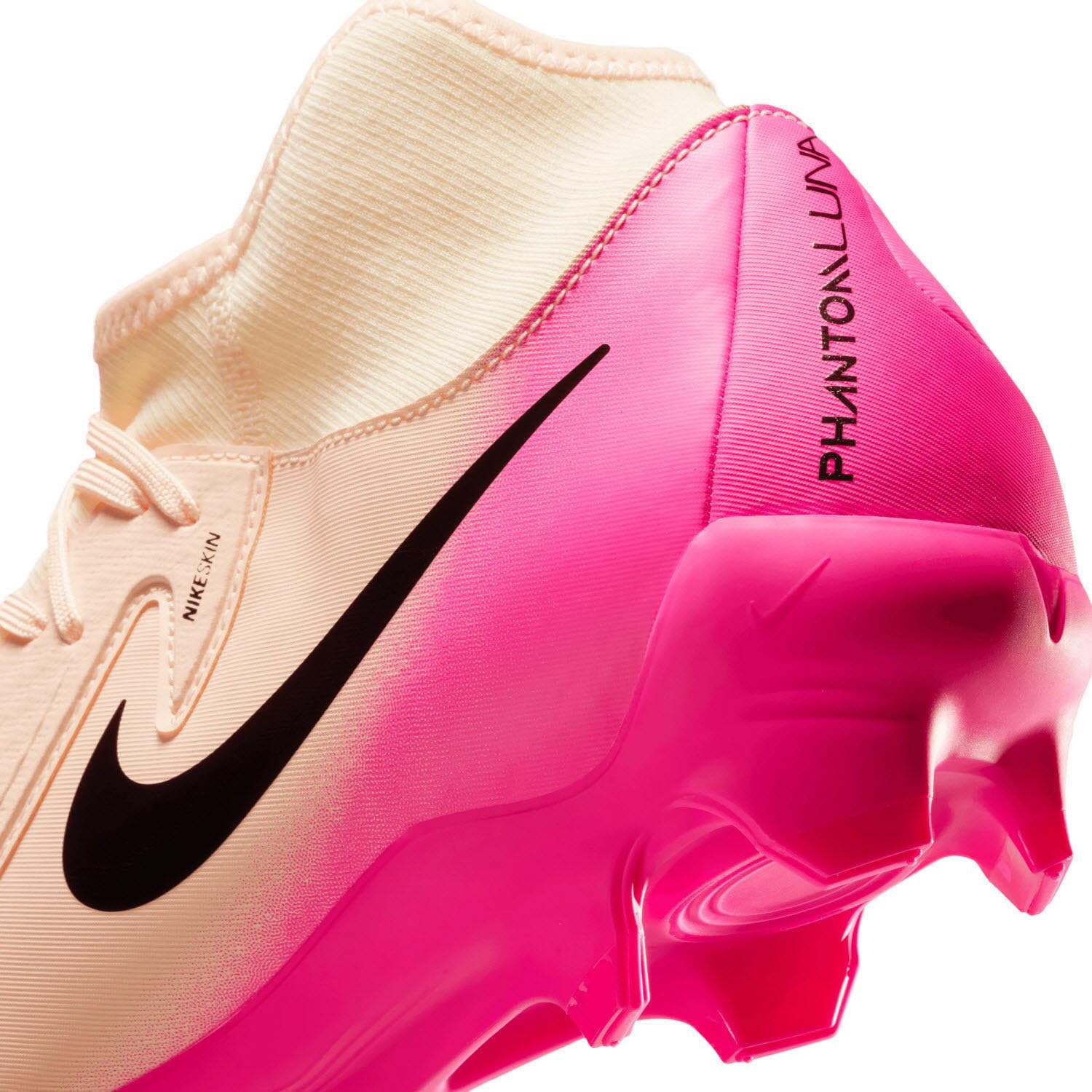 Nike Mężczyźni Phantom Luna II Academy FG/MG Buty do piłki nożnej Crimson Tint/Black/Pink Blast 42.5