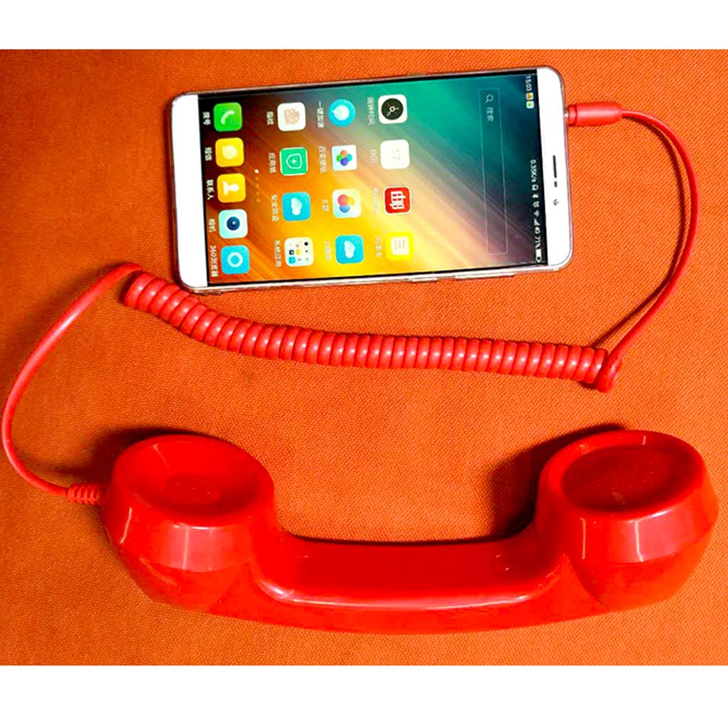Amazon.co.jp: Cell Phone Handset 3.5mm Microphone Retro Cute