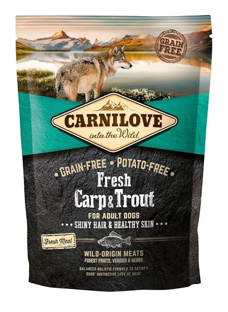 Carnilove Carnilove FRE Carp & Trout Hair & Skin For Dog 1,5 Kg - 1 Bolsa