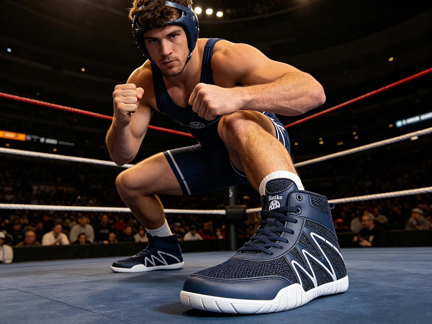Wrestling Shoes Mens Boxing Shoe Fitness Sneakers Zero Drop Sole