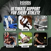 Vista 2 de Bighorn Athletics Cinta para dedos de Jiu Jitsu, cinta deportiva deportiva para lesiones y apoyo: BJJ, Judo, lucha, escalada en roca, voleibol