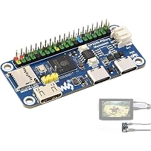 RP2350-PiZero Development Board,Uses RP2350 Dual-Core & Dual-Architecture Chip, 520KB S RAM,16MB Flash Memory,Onboard DVI Interface,TF Card Slot,PIO-USB,GPIO Header,Compatible with Raspberry Pi Hats