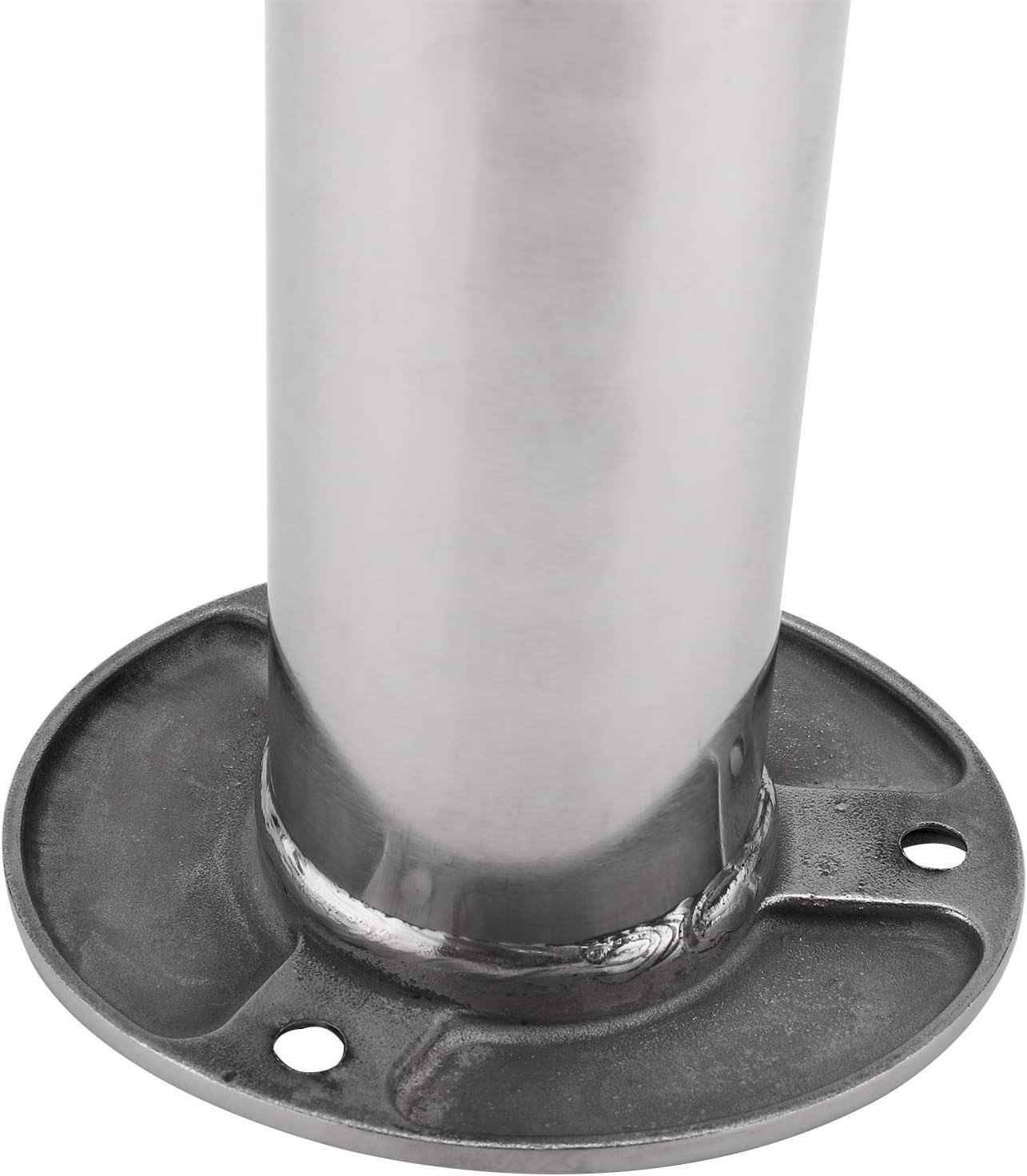 YaeMarine 2-Pack Heavy Duty Stainless Steel 316 Deluxe Rod Holders with Drain, Flush Mount Fishing Rod Pole Holders, 30 Degree /15 Degree/90 Degree