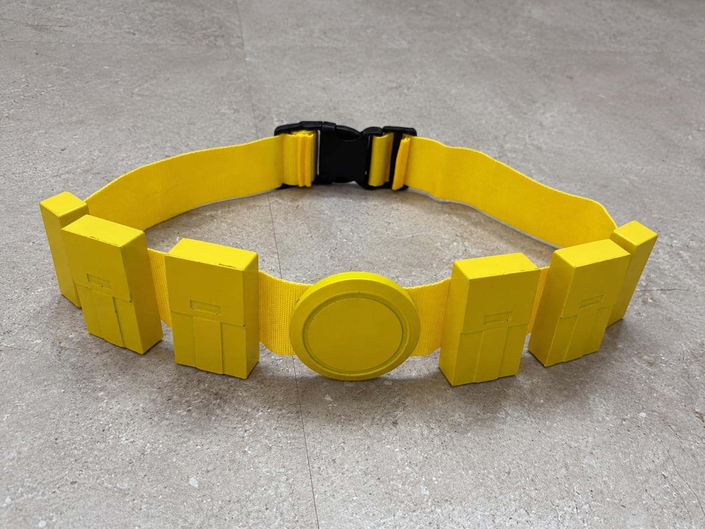 Tactical Superhero Utility Belt Adjustable Yellow Cosplay Belt Bat Costume Festival Wear Comic Con Accessories Men Women