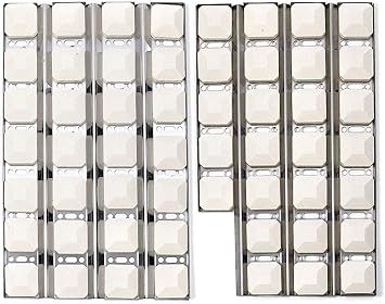 SN255A 1-Pack SN256A 1-Pack Stainless Steel Heat Plate Replacement for Dynasty DBQ30F; Jenn-Air JLG7130ADS