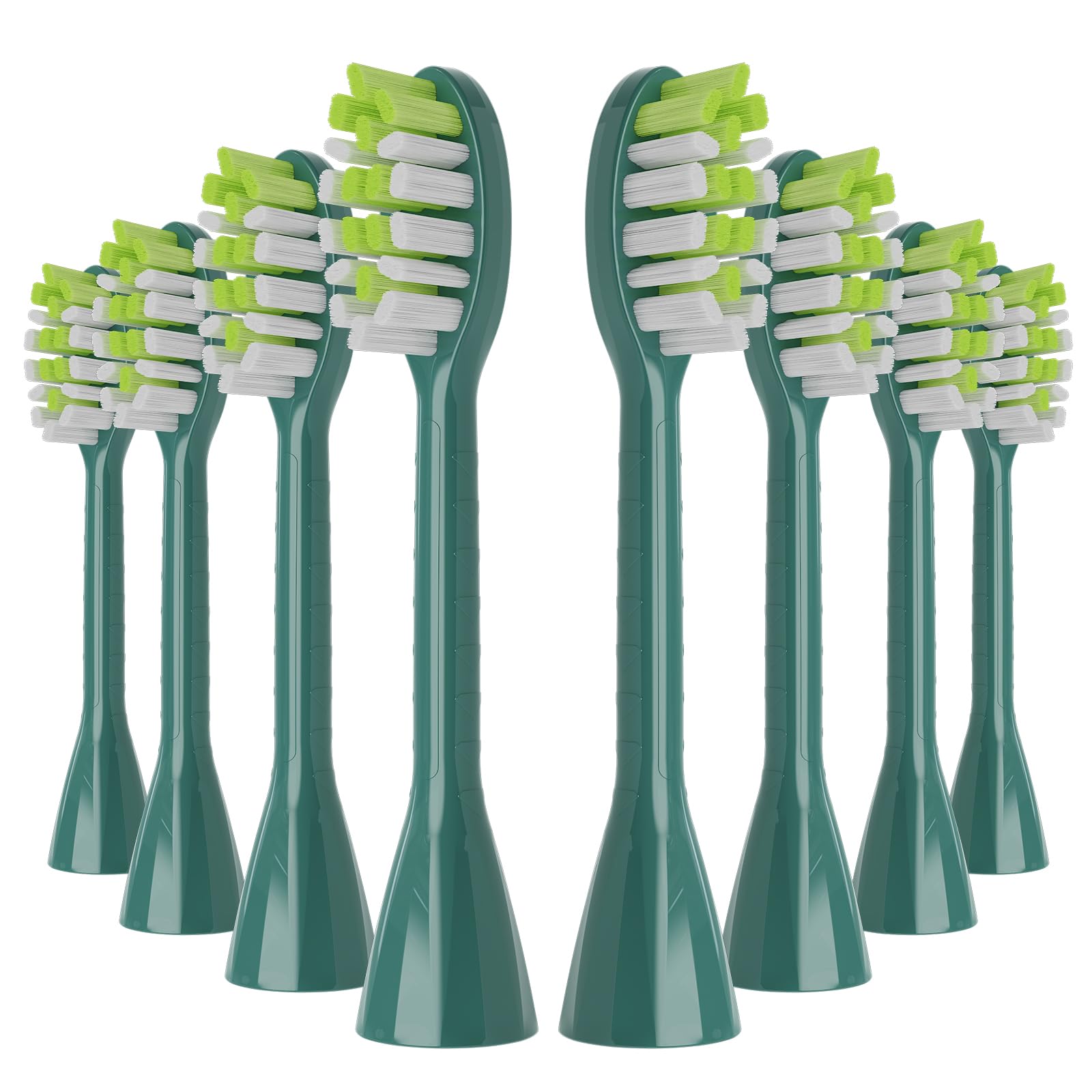 One Series Replacement Toothbrush Heads Pisonicleara Compatible with sonicare Philips One Series BH1022/03 HY1100/02 HY1102 (8-pc) Battery Brush, Mango Snow White Travel Refill (one-sage)