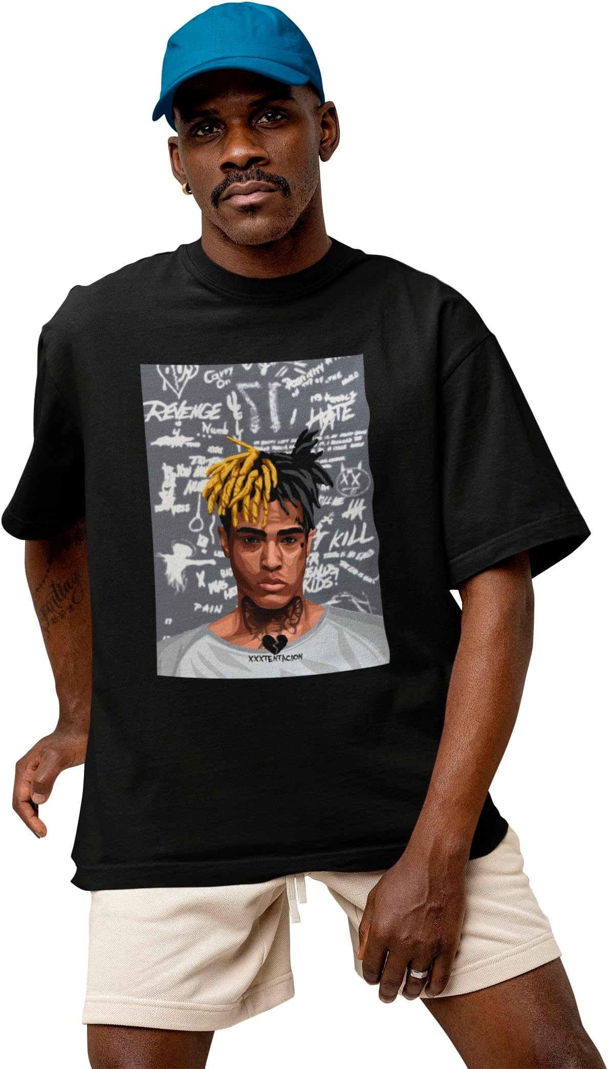 Nalayak apparelxxxtentacion tshirt for men/women 100% cotton tshirt