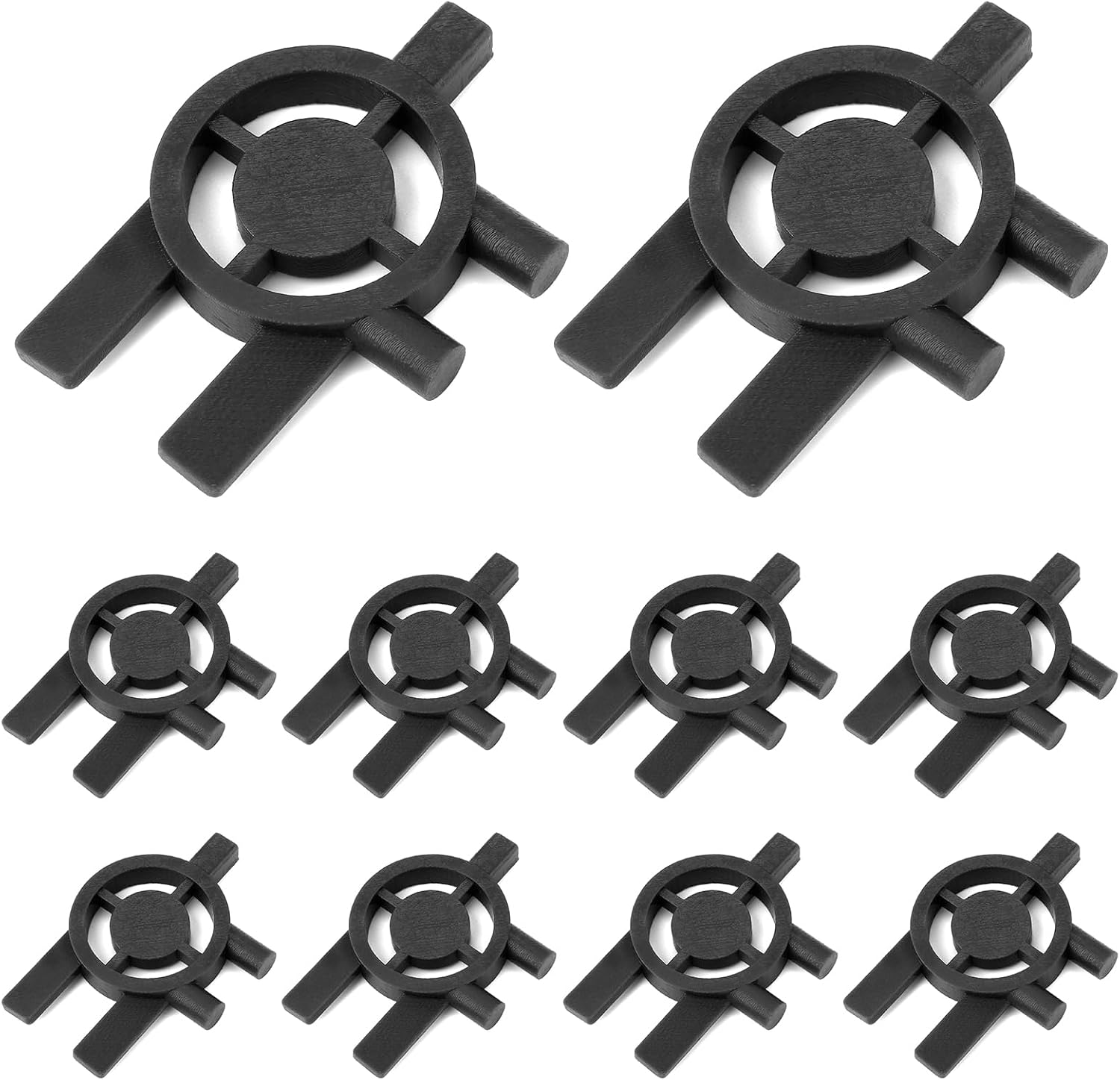 10pcs Paper Towel Dispenser Key for Cintas & Sanis, 3-in-1 Toilet Paper Dispenser Key Replacement with Key Rings Soap Dispenser Key Paper Towel Holder Key for Home Office School