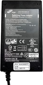 FSP Group 60W 12V 5A Power Adapter Replacement for FSP060-Diban2 (FSP060-DHAN3-R)