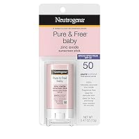 Vista 2 de Neutrogena Protector solar mineral en barra, SPF 50, óxido de zinc Resistente al agua Hipoalergénico Para bebé Paquete de 2