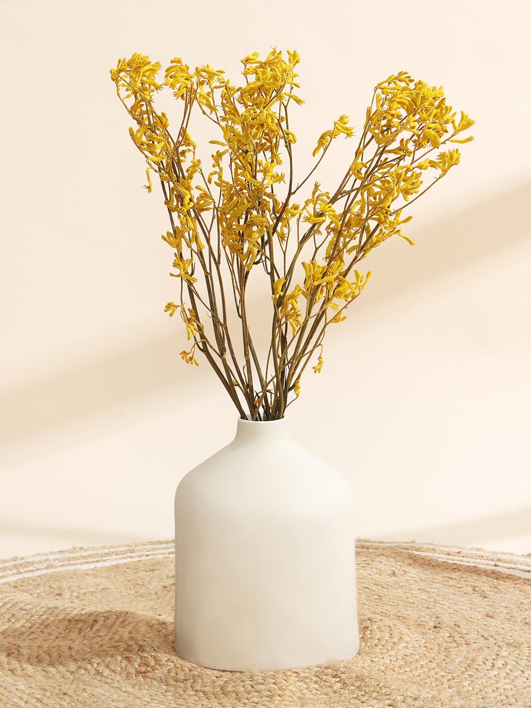 FURN ASPIRE Set of 6 Branches Kangaroo Paw Flower Artificial Dried Flowers Gypsophila Flowers Wedding Decor,Perfect for Bedroom, Decorative Home Decor (Yellow) (B0CV7Z2RYM) Amazon Price History, Amazon Price Tracker