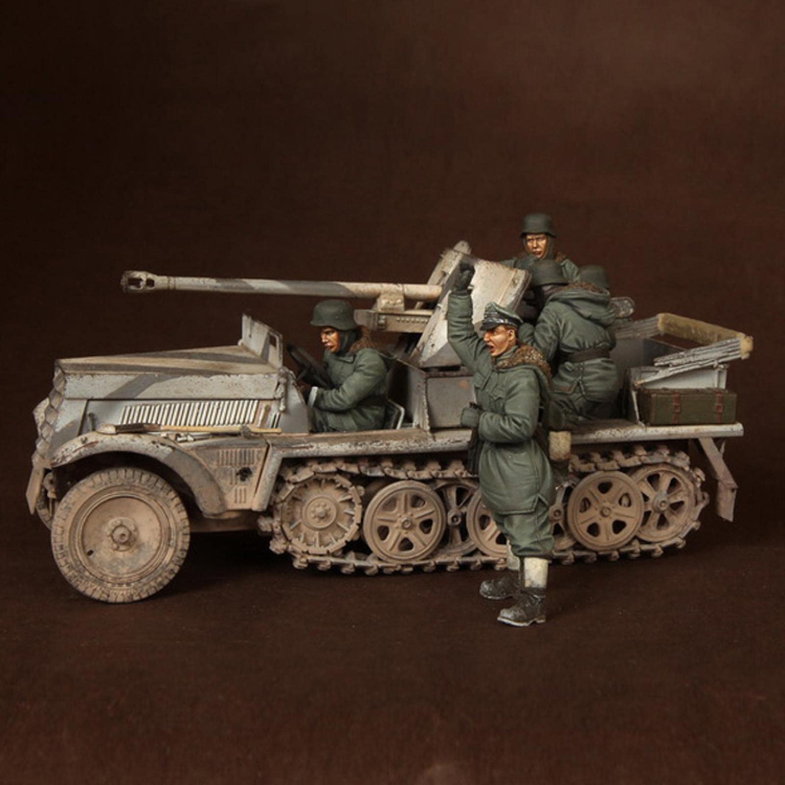 GoodFYouth – Maquette Soldats Allemands WWII 1/35 – 2 Figurines En Résine Non Peintes – Kit à Monter Et Personnaliser