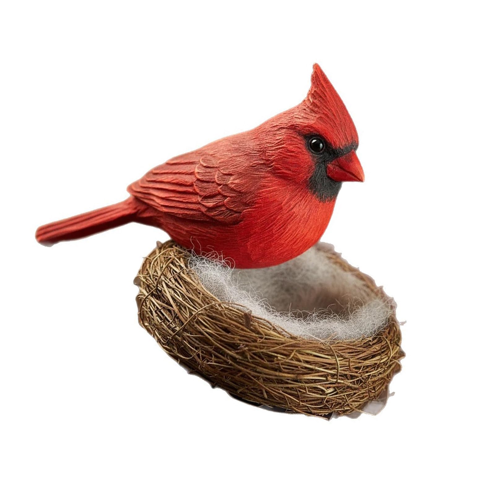 hogtnd Easter Decorations, Resin Bird Figurines with Nest Decorations, Decorative Ornament Statues, Sculptures for Bedroom Statue