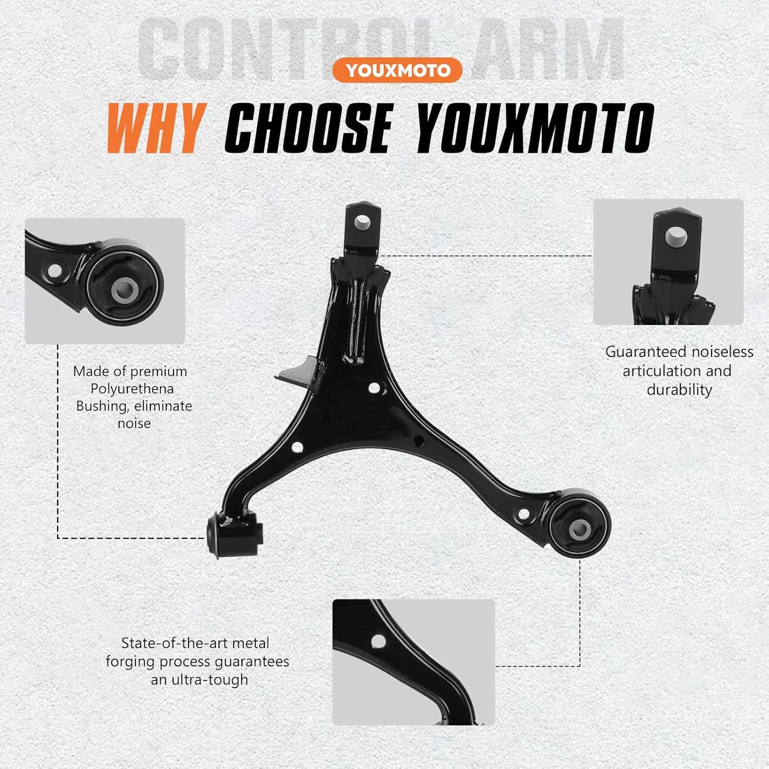 10PCS Front Lower Control Arms Suspension Kits Fits for Honda CR-V 2002 2003 2004 2005 2006