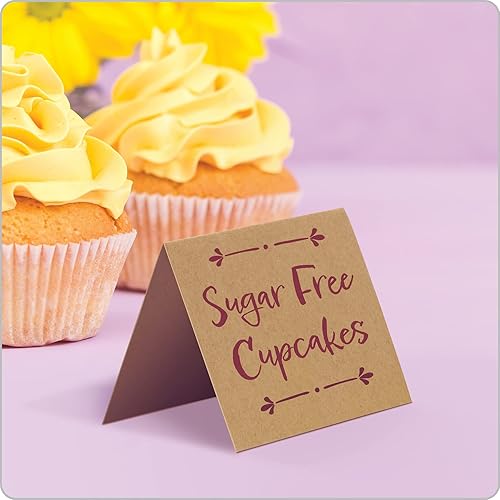 Miniatura 3 de Oxford Tarjetas de índice Kraft, paquete de 100, tarjetas de índice de 3 x 5 pulgadas, papel grueso de alta calidad para regalos, manualidades,