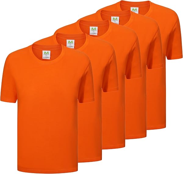 Paquete de 5 Unidades - Camiseta con Mangas Cortas 100% Algodón - 5-TS135 - 3