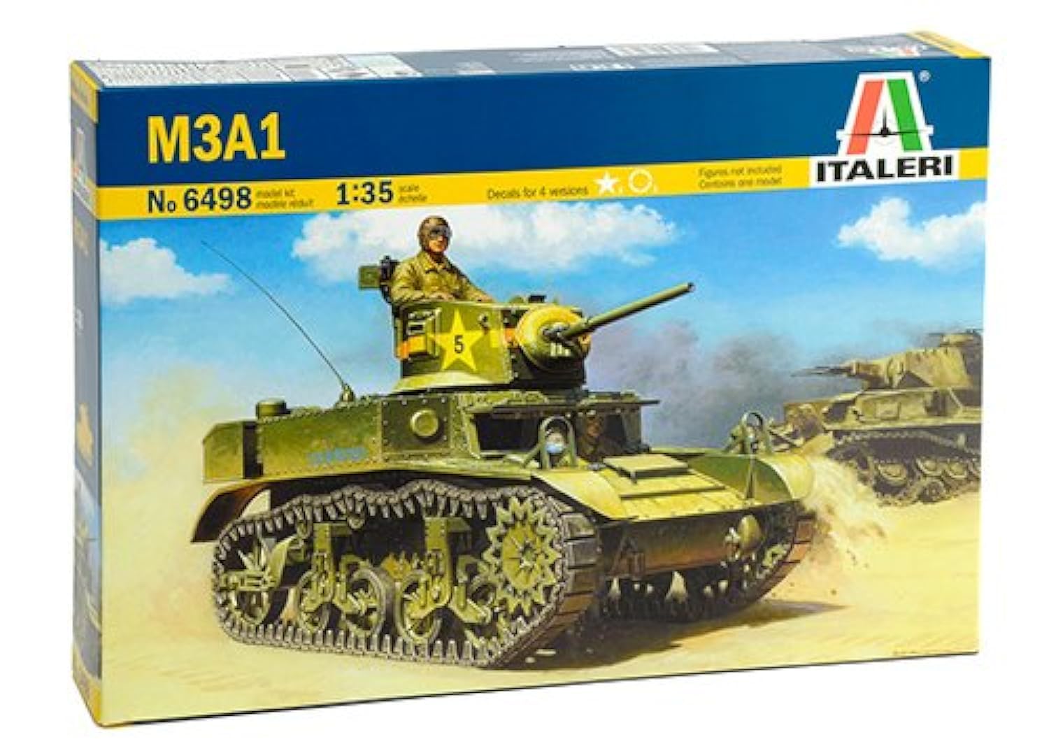 Italeri 510006498 - 1:35 M3A1 pancerna