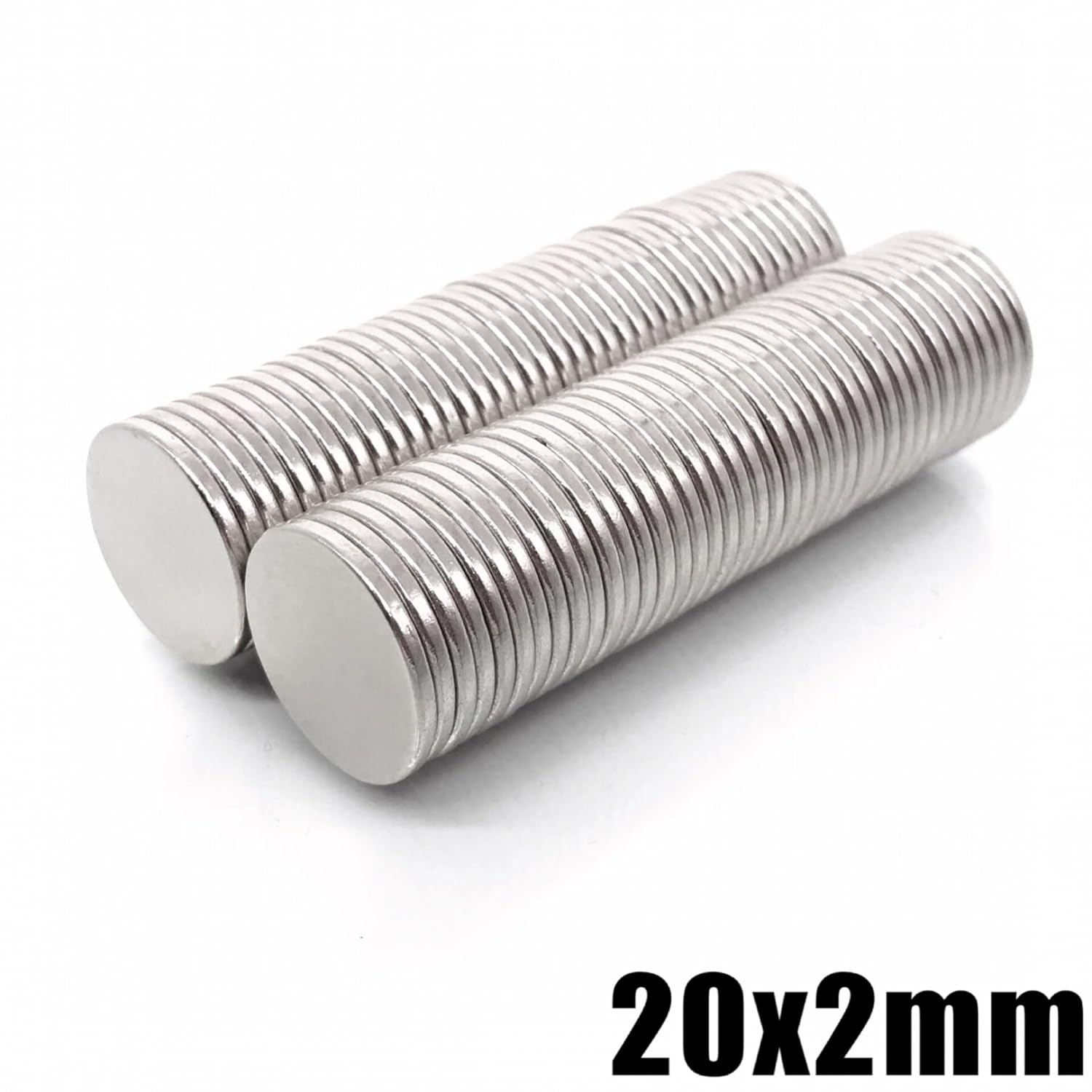 5/10/20/50/100/200Pcs 20x2 Super Bulk Round NdFeB Neodymium Disc 20x2mm Dia Rare Earth 20 * 2 Magnet(200pcs)
