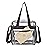 Oraben Clear Bag Stadium Approved 12x6x12 Clear Tote Bag with Removable Strap Lunch Bag for Work Sports Festival