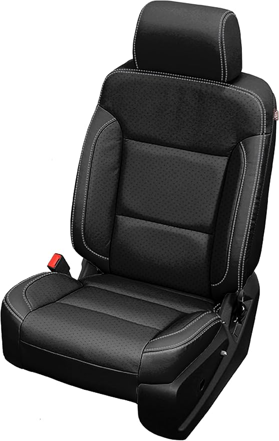 Katzkin Black Leather Cover for F150 Super Crew, Seat Covers Amazon
