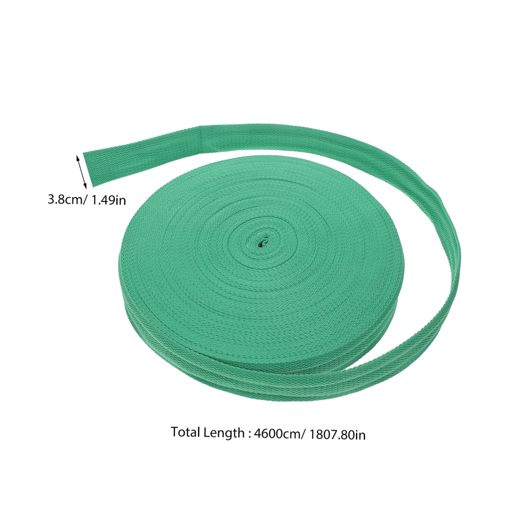 OHPHCALL Cotton Webbing Straps 1 Roll Bag Handles Sewing Webbing for Canvas Bag Craft Webbing Tote Bag Shoulder Straps Easy to Clean