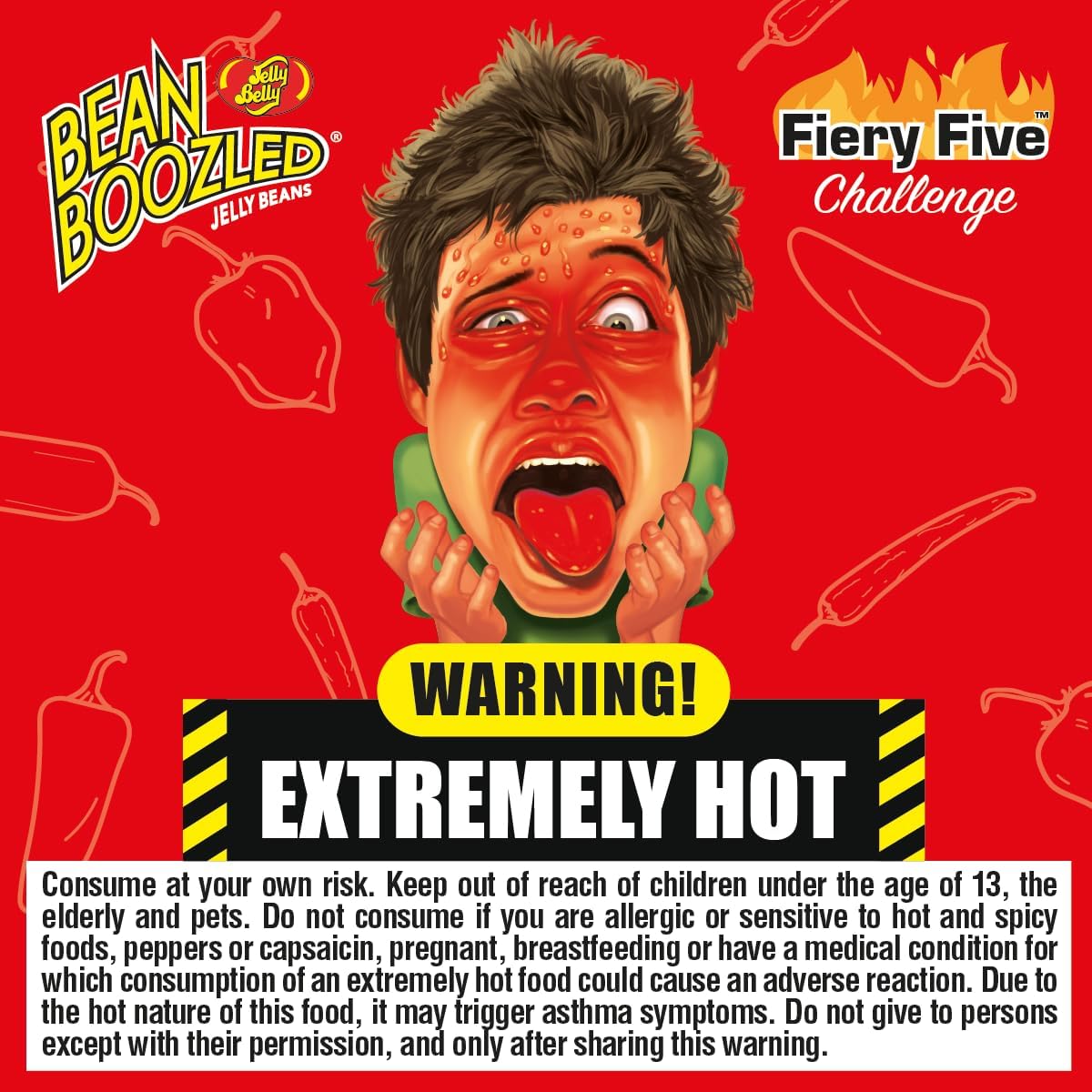 BeanBoozled Spinner Jelly Bean 7th Edition + BeanBoozled Fiery Five 3.5 oz Spinner Gift Box – 2-Pack Challenge Fun
