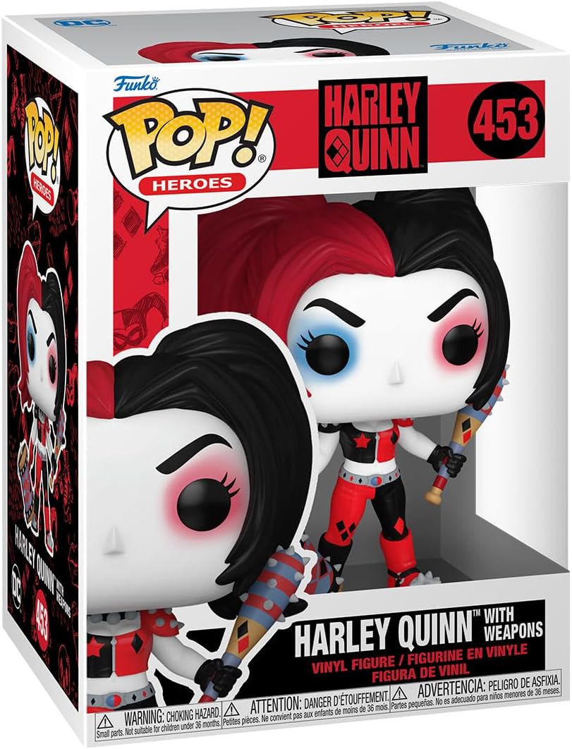Funko Pop! Heroes: DC - Harley Quinn With Weapons - Collectable Vinyl Figure - Gift Idea - Official Merchandise - Toys for Kids & Adults - Comic Books Fans - Model Figure for Collectors and Display