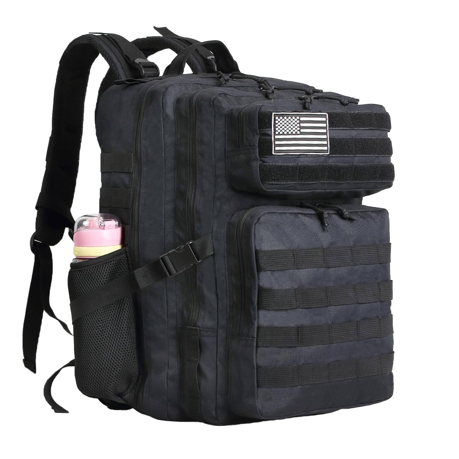 Zaino tattico da uomo da 50 litri zaino militare zaino Molle campeggio escursionismo viaggio zaino esterno con porta bottiglie