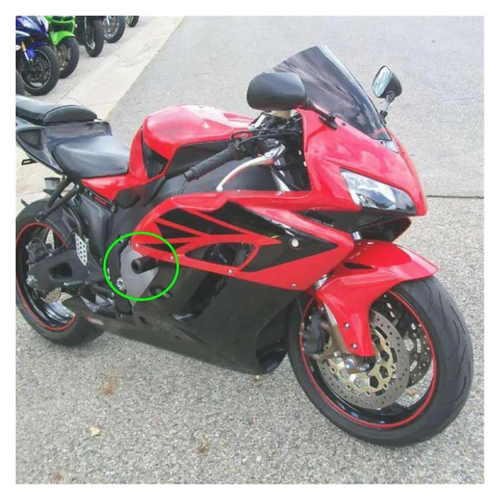 Rahmenschieber No Cut Motorradzubehör Sturzpads Motorcrash-Fallschutz Für CBR1000RR Für CBR 1000RR 1000 RR 2004 2005 Crash Protector | A