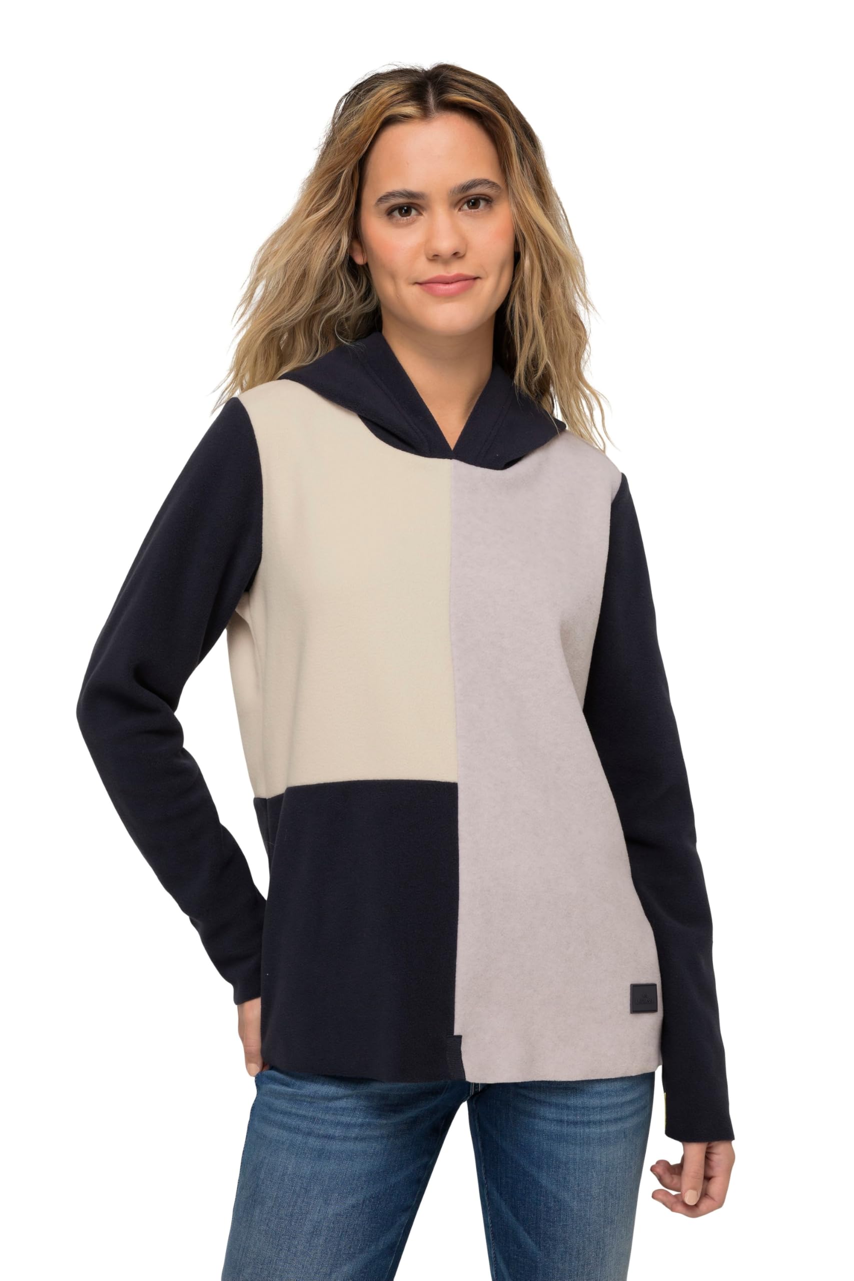 Laurasøn Hoodie, Fleece, Colorblocking, Kapuze, Langarm, Oeko-TEX 824576