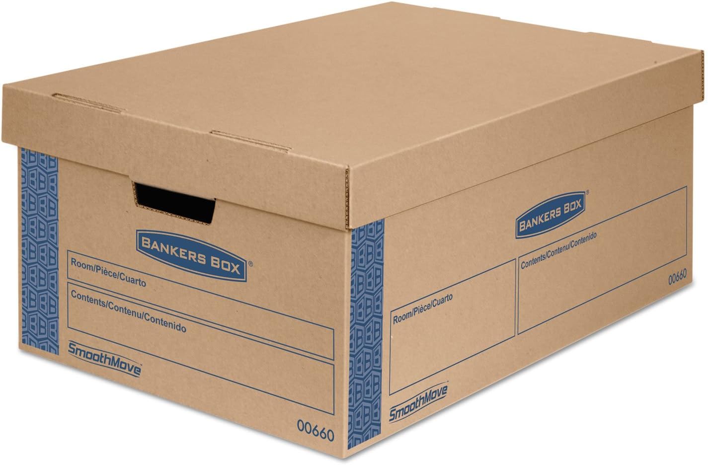FEL0066001 - Bankers Box Smoothmove Prime Lift-Off Lid Large Moving Boxes