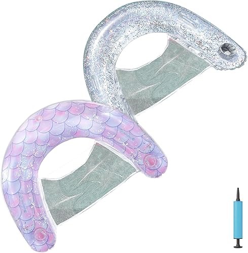 Flotadores de piscina con toldo con fila flotante cubierta azul para piscina, rodamiento de 330.7 lbs, inflable portátil, protección solar, adecuado