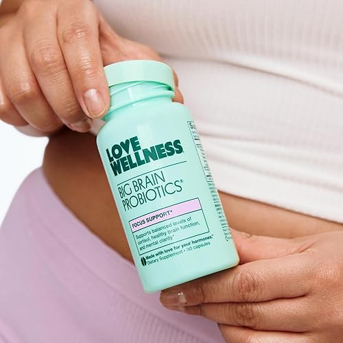 Miniatura 5 de Love Wellness Probióticos Big Brain | Suplemento de apoyo cerebral nootrópicos | Suplementos cerebrales para la memoria y la concentración |