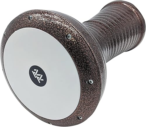 La Darbuka Doumbek Zaza Percussion Wave de Estilo Egipcio de 17'' (Cobre)
