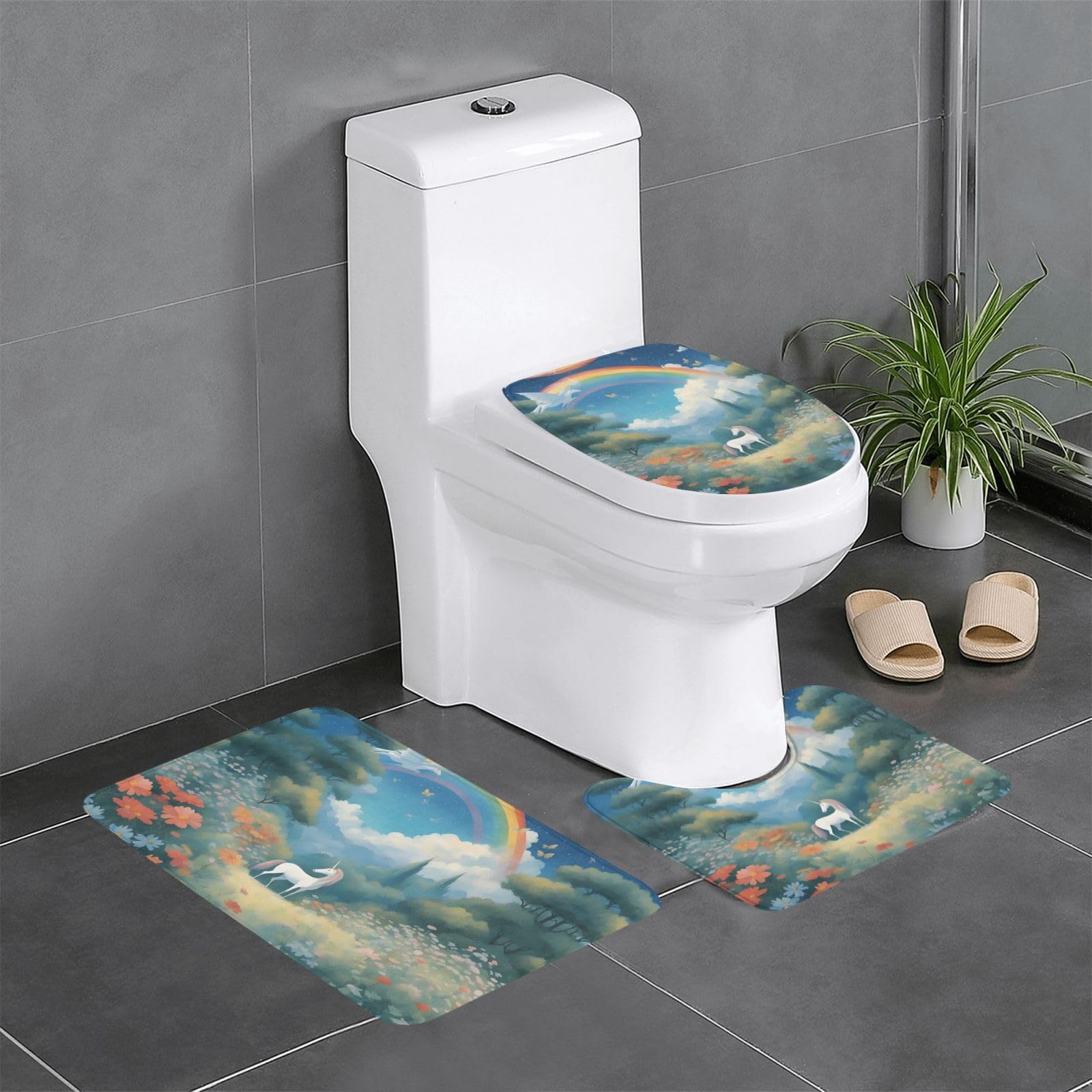 Tapis de salle de bain faciles à nettoyer contre les sols mouillés