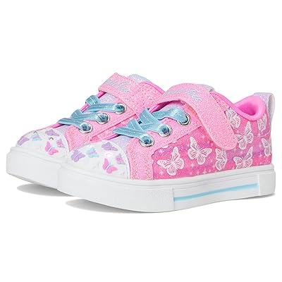 SKECHERS KIDS Twinkle Sparks Ombre Flutte 314813N (Toddler) Girls Shoes Hot Pink/Multi