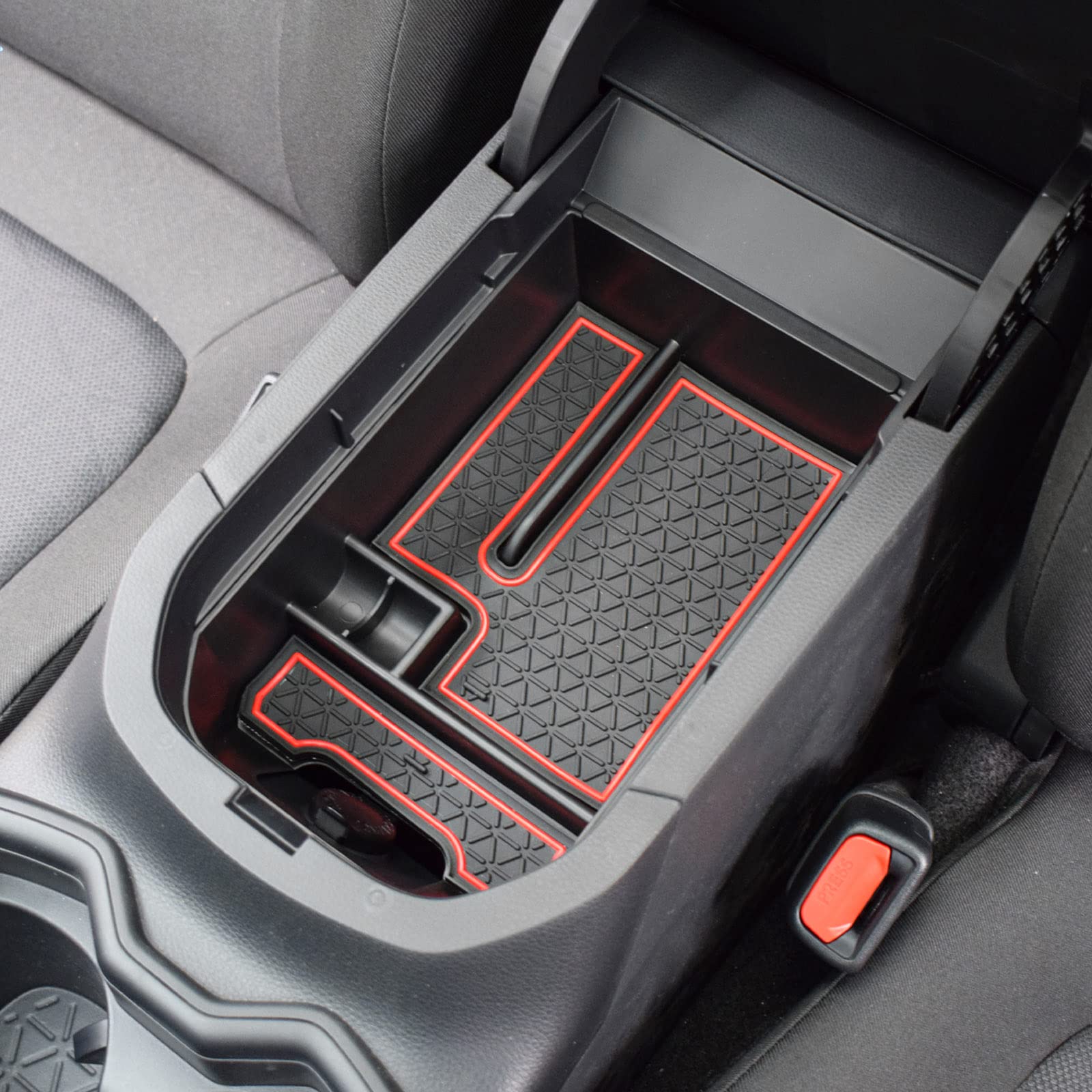Organisateur Console Centrale Toyota RAV4 2019+ & Suzuki Across 2020+ – Boîte De Rangement USB Rechargeable, Plateau Accoudoir Pratique Et Sur Mesure