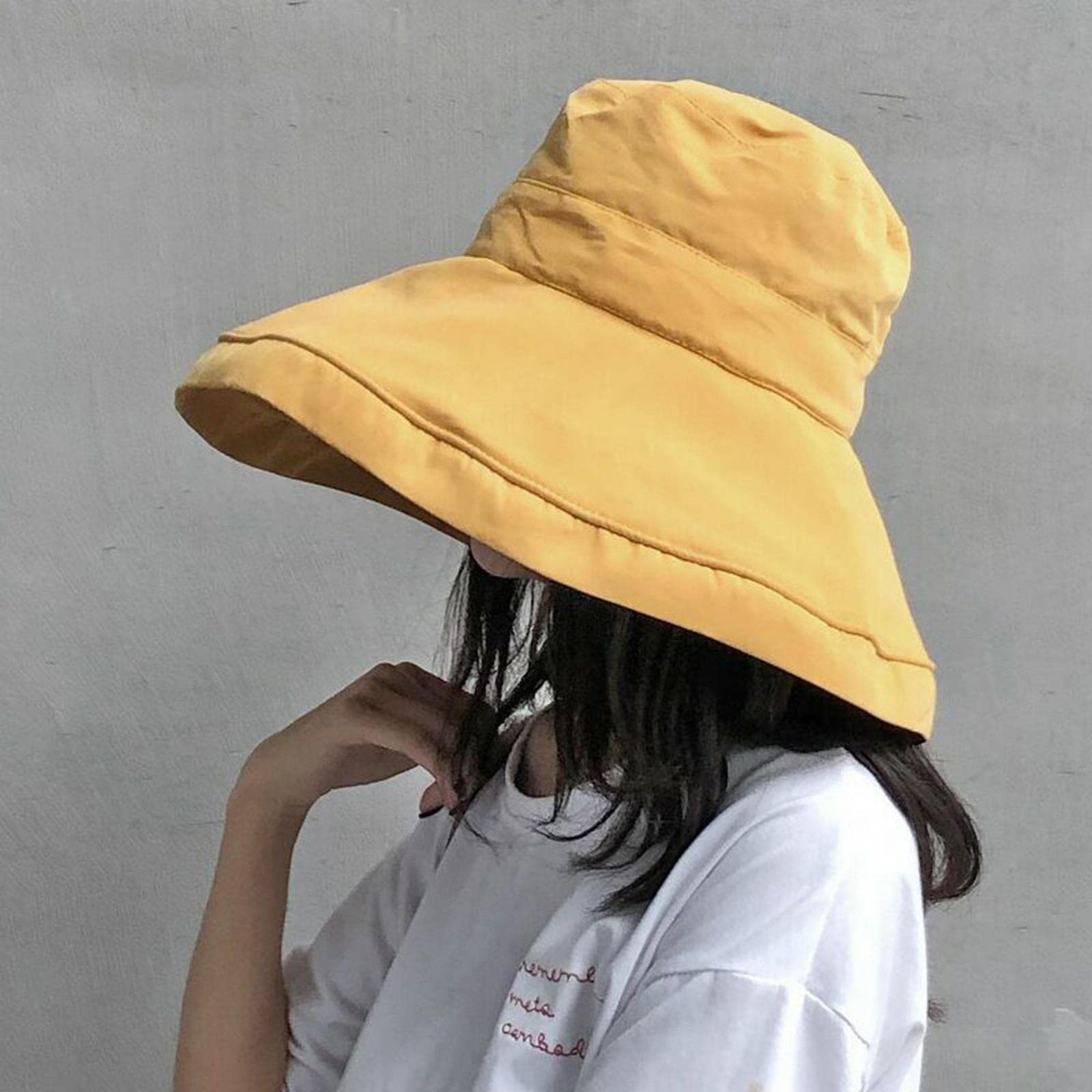 Sombrero de pescador de primavera y verano para mujer, sombrero de pescador plegable para mujer, sombrero de viaje