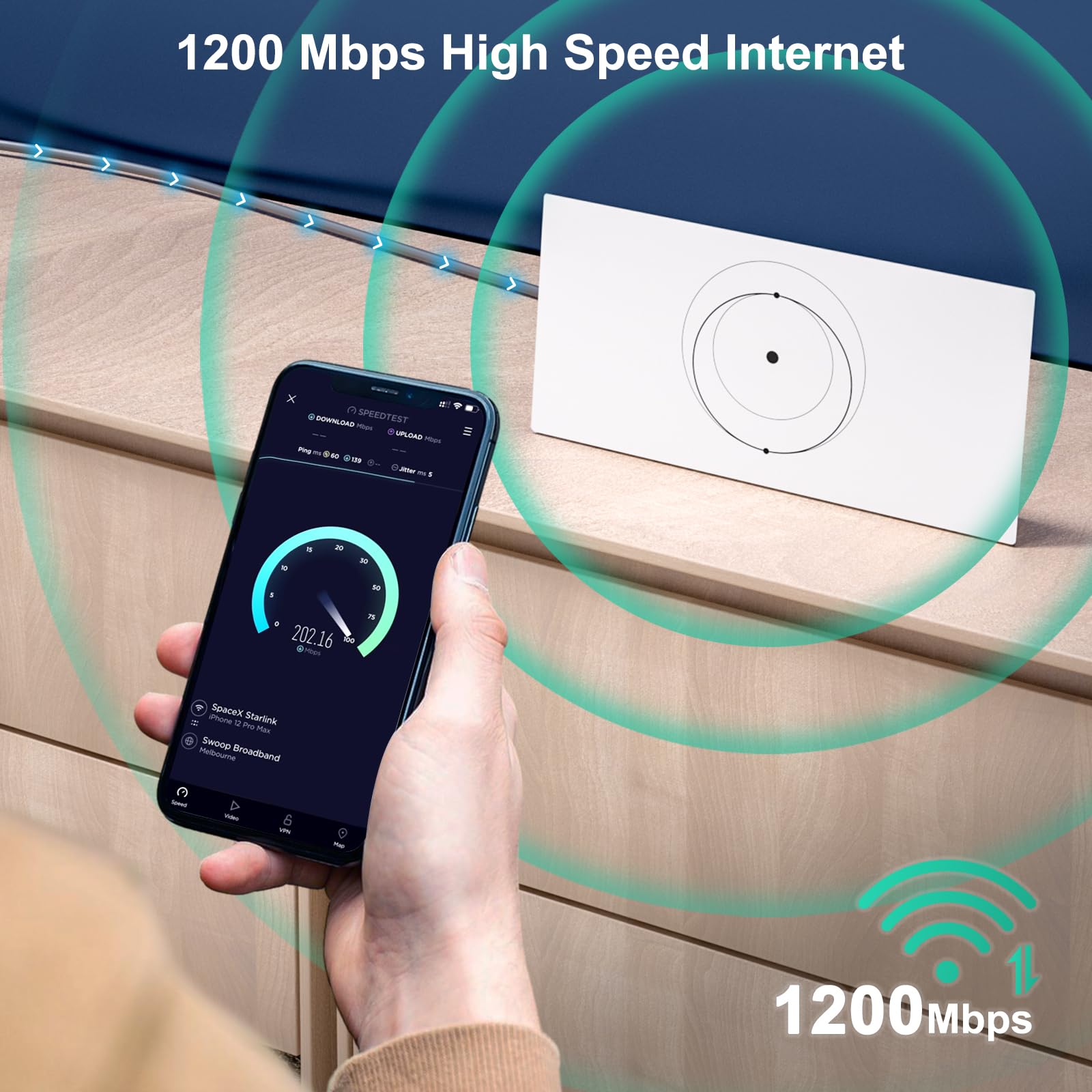 HanCenDa Cavo Starlink Gen 3 per Starlink Standard Actuated V3, cavo Starlink Gen 3 per Starlink Generation 3, cavo di prolunga di ricambio impermeabile per esterni grigio