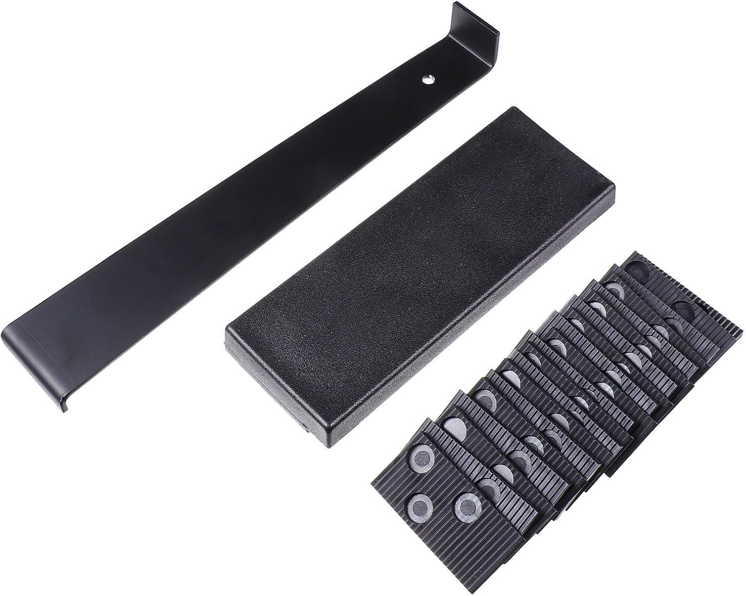 Mobestech Laminate Tapping Wood Installation Flooring 22pcs with Kit Carbon Steel Block and Pull Bar for Convenient Installation and Strengthening Housewarming Gifts Floors