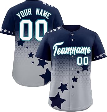 Custom Gradient Baseball Jersey Stitched Personalized Baseball Shirts Team Uniforms for Men Women Youth Boys