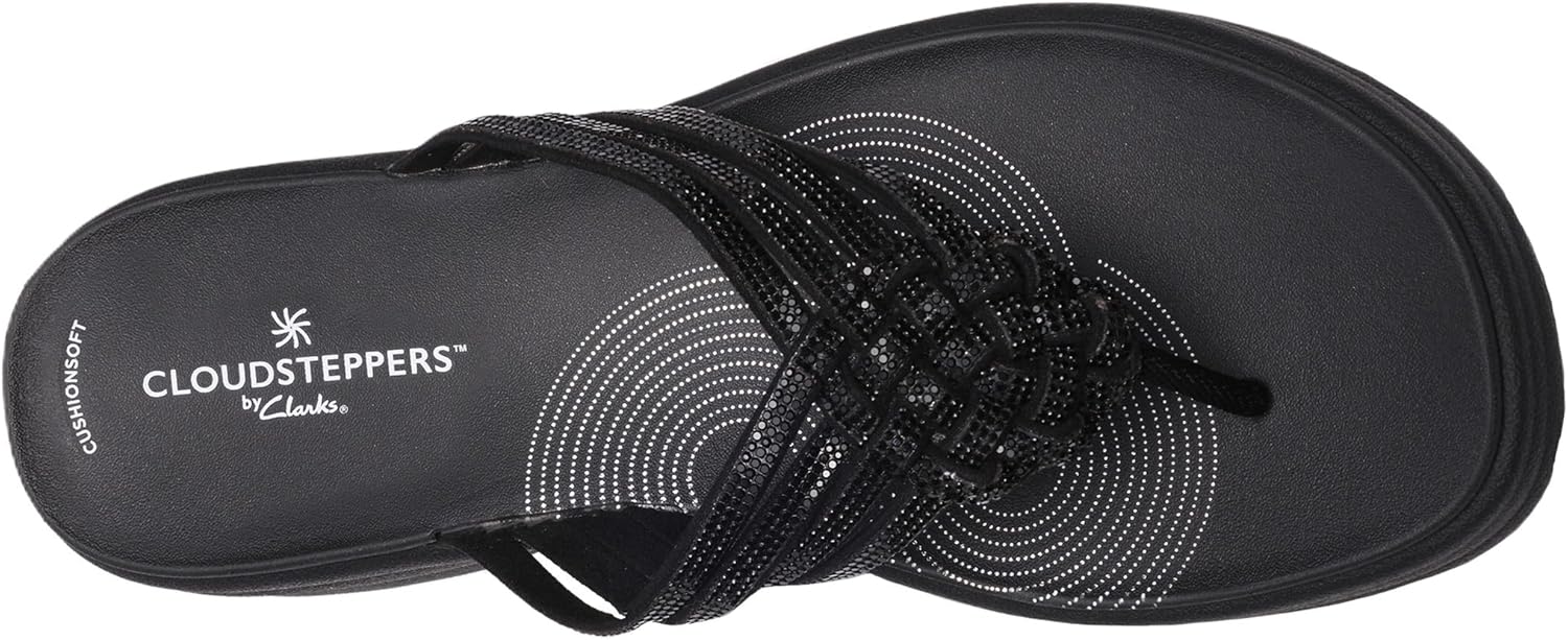 Clarks Women's Drift Gem Cloudsteppers Flip-Flop
