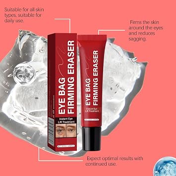 Eye Bag Instant Eraser, Anti-Aging Eyes Cream, Eye Bag Firming Eraser, Reduces Wrinkles And Dark Circles, Soothing & Moisturer & Refresh For Eyes Area, Suitable For All Skin Types (1PC, 20ml)